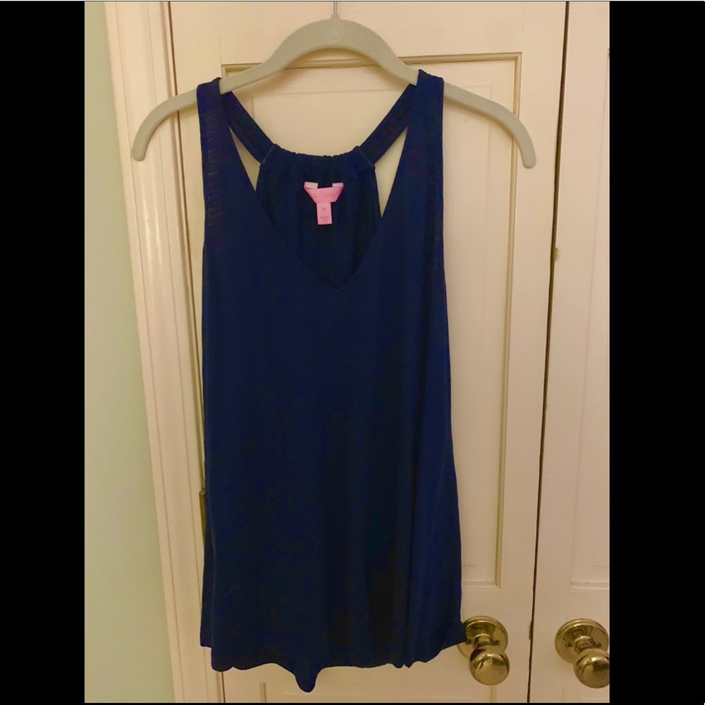 Lilly Pulitzer navy top